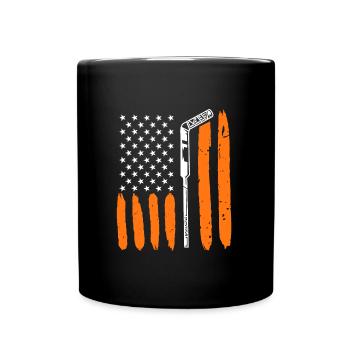 Eishockey USA Hockey - Tasse einfarbig - Schwarz - Vorne