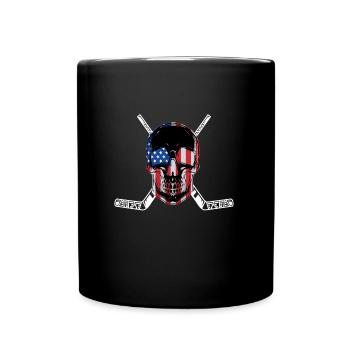 Joueurs de hockey sur glace hockey sur glace hockey usa - Mug uni - noir - Devant