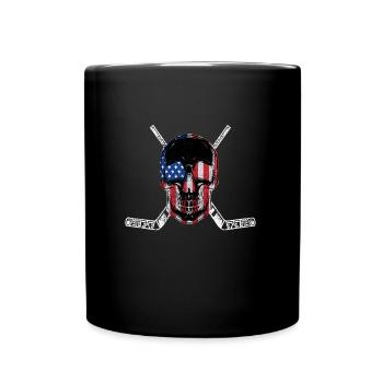 Joueurs de hockey sur glace hockey sur glace hockey usa - Mug uni - noir - Devant