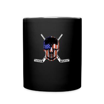 Joueurs de hockey sur glace hockey sur glace hockey usa - Mug uni - noir - Devant