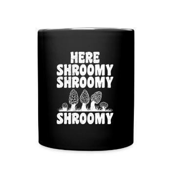 Venez champignons Cueillette de champignons Cueilleurs de champignons - Mug uni - noir - Devant