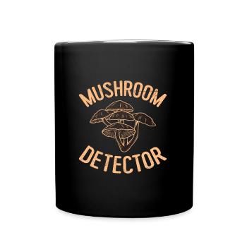 Détecteur de champignons Cueillette de champignons Cueilleurs de champignons - Mug uni - noir - Devant