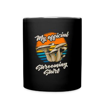 Cueilleur officiel de champignons de cueillette de champignons - Mug uni - noir - Devant