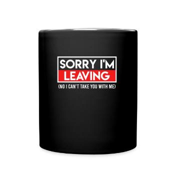 Adieu collègue dernier jour ouvrable - Mug uni - noir - Devant