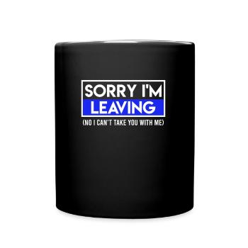 Adieu collègue dernier jour ouvrable - Mug uni - noir - Devant