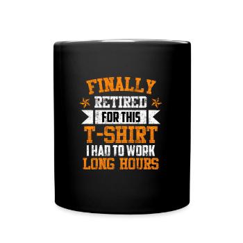 Retirement - Full Colour Mug - black - Front
