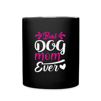 Meilleure maman de chien de tous les temps - Mug uni - noir - Devant