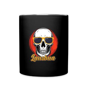 Trachtenshirt Lausbub Lausbube Bayern - Tasse einfarbig - Schwarz - Vorne