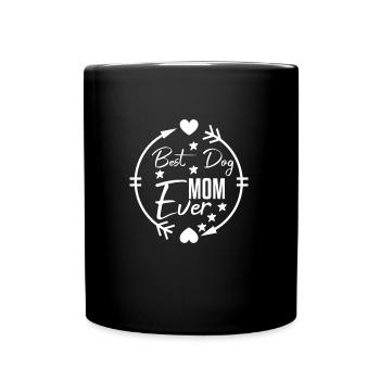 Meilleure maman de chien de tous les temps - Mug uni - noir - Devant