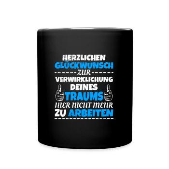 Jobwechsel toller Kollege Ruhestand - Tasse einfarbig - Schwarz - Vorne
