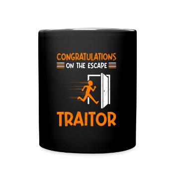 Congratulations new job Job change Work colleague - Full Colour Mug - black - Front
