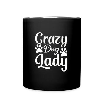 Chienne folle - Mug uni - noir - Devant
