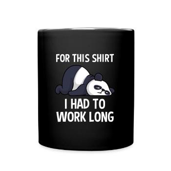 De nombreuses années de travail collègue pour dire au revoir - Mug uni - noir - Devant