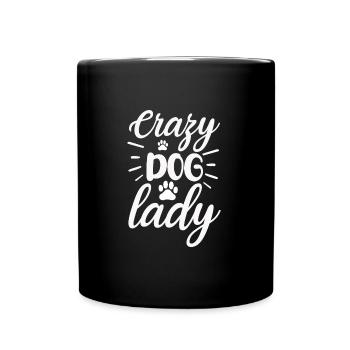 Chienne folle - Mug uni - noir - Devant