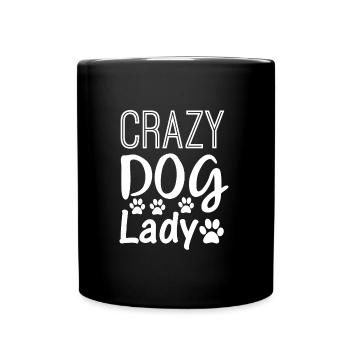 Chienne folle - Mug uni - noir - Devant