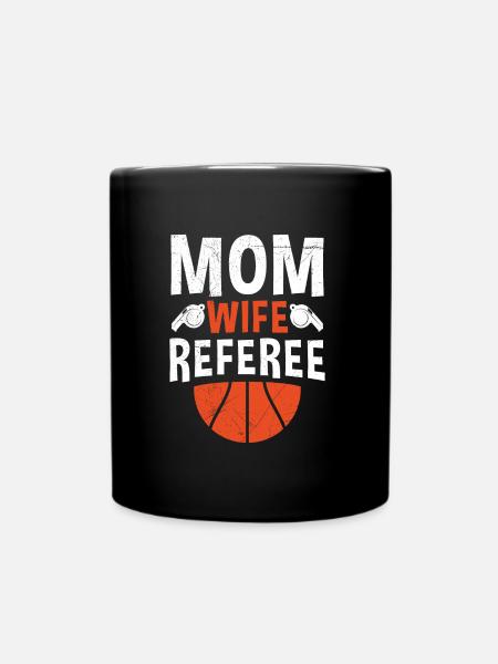 Maman Femme Arbitre Arbitre Dames - Mug uni - noir