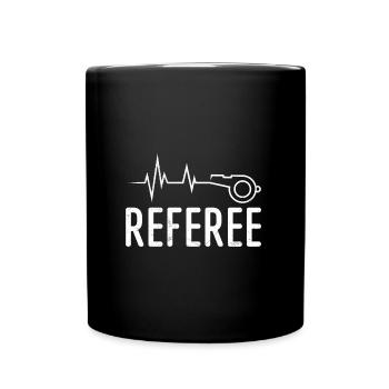 Arbitre Heartbeat Schiri Ladies - Mug uni - noir - Devant