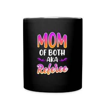 Mother of twins Mama 2 children - Full Colour Mug - black - Front