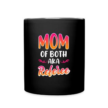 Mother of twins Mama 2 children - Full Colour Mug - black - Front