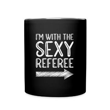 Partenaire de l’épouse de l’arbitre sexy Schiri - Mug uni - noir - Devant