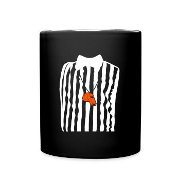 Referee Outfit - Full Colour Mug - black - Front