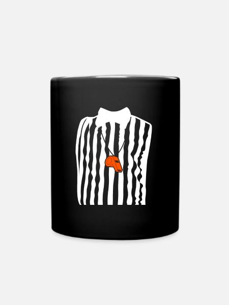 Schiedsrichter Outfit - Tasse einfarbig - Schwarz