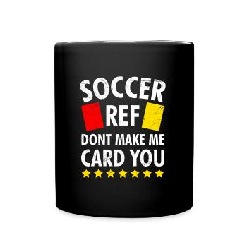 Arbitre de football Football Schiri - Mug uni - noir - Devant