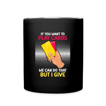 Drôle de verdict de l’arbitre Shiri - Mug uni - noir - Devant