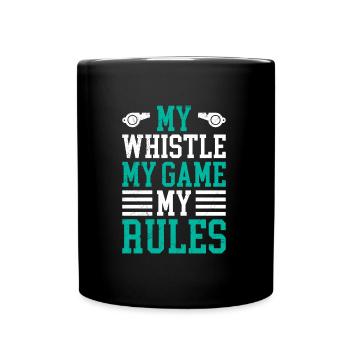 My pipe my game my rules - Full Colour Mug - black - Front