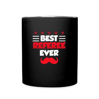 Best Referee - Full Colour Mug - black - Front