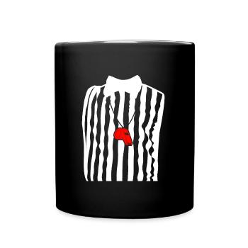 Referee Outfit - Full Colour Mug - black - Front