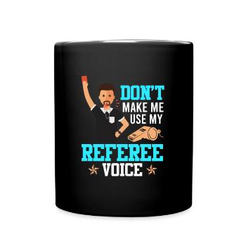 Referee - Full Colour Mug - black - Front