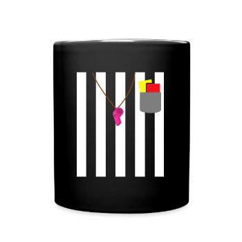 Tenue d’arbitre Devise Party Shiri - Mug uni - noir - Devant