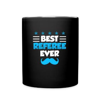Best Referee - Full Colour Mug - black - Front