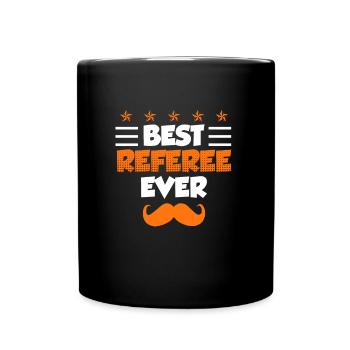 Best Referee - Full Colour Mug - black - Front