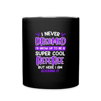 Super cool Arbitre Arbitre Dames - Mug uni - noir - Devant