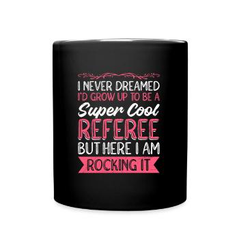 Arbitre super cool - Mug uni - noir - Devant