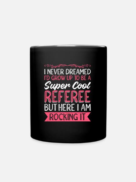 Arbitre super cool - Mug uni - noir