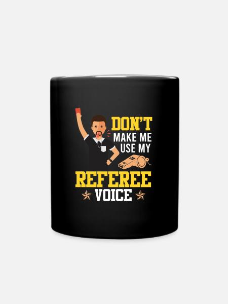 Schiedsrichter - Tasse einfarbig - Schwarz
