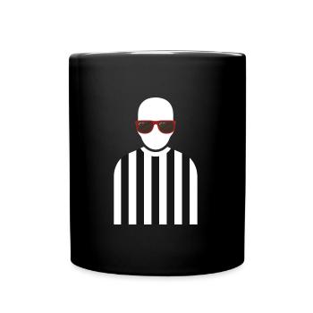 Referee Outfit - Full Colour Mug - black - Front