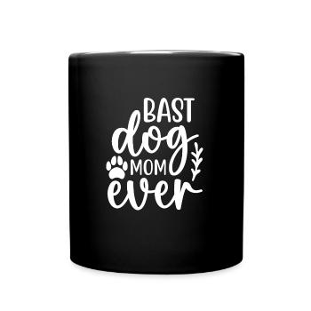 Meilleure maman de chien de tous les temps - Mug uni - noir - Devant