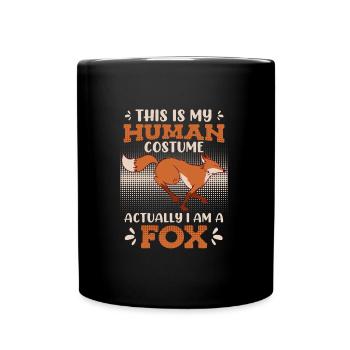 This is my human costume - Full Colour Mug - black - Front