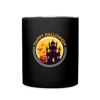 Halloween Castle Early Halloween - Full Colour Mug - black - Front