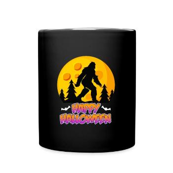 Joyeux Halloween Zombie - Mug uni - noir - Devant