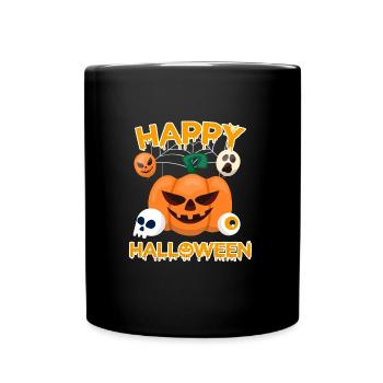 Happy Halloween - Full Colour Mug - black - Front