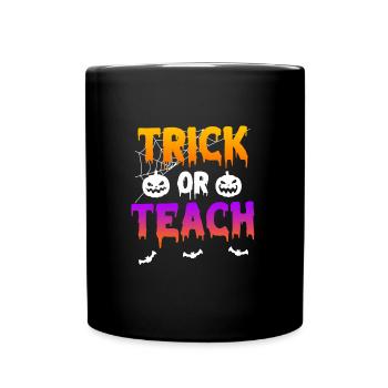 Süßes oder Saures Halloween - Tasse einfarbig - Schwarz - Vorne