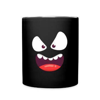Halloween Geister - Tasse einfarbig - Schwarz - Vorne