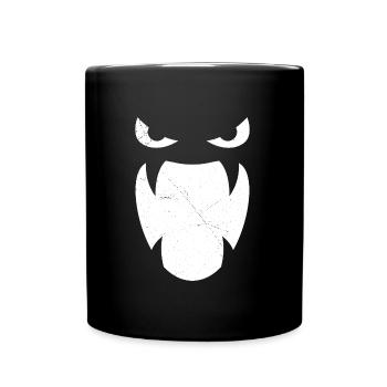 Scream Maske Halloween - Tasse einfarbig - Schwarz - Vorne