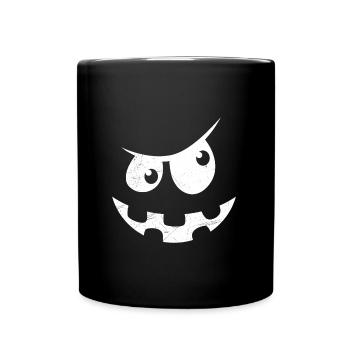 Citrouille Fantômes Halloween - Mug uni - noir - Devant
