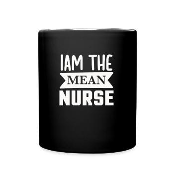 Je suis l’infirmière méchante - Mug uni - noir - Devant